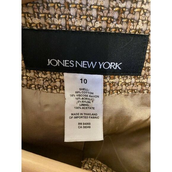 Jones New York Women's Mustard Color Blazer Size 10 - Picture 3 of 10